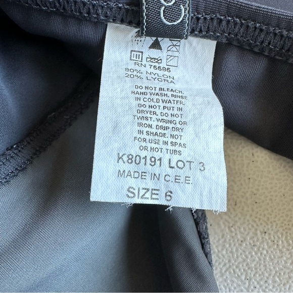 Calvin Klein woman’s swimsuit 2 piece dark grey - Picture 3 of 5